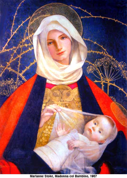 Madonna col Bambino dans immagini sacre