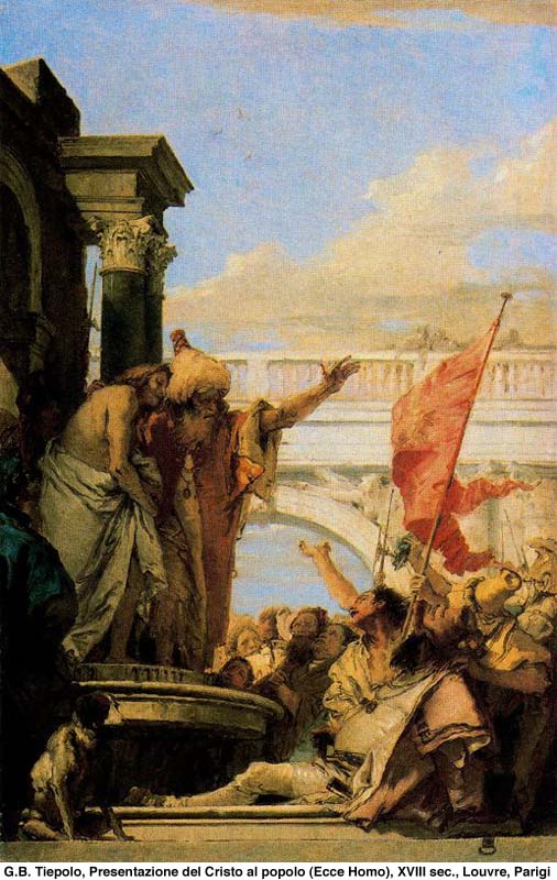 Tiepolo: Presentazione del Cristo al popolo (Ecce Homo) dans images sacrée