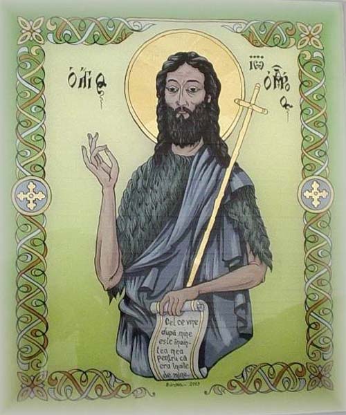 Saint Jean-Baptiste dans images sacrée