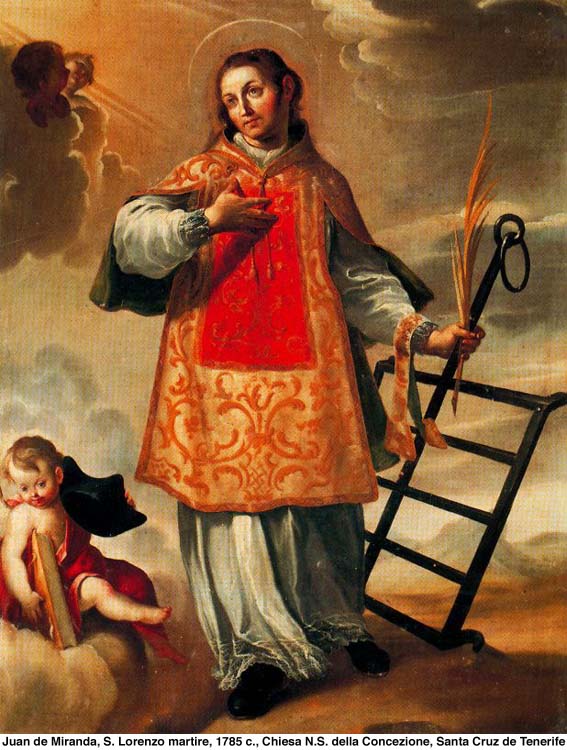 San Lorenzo martire dans immagini sacre
