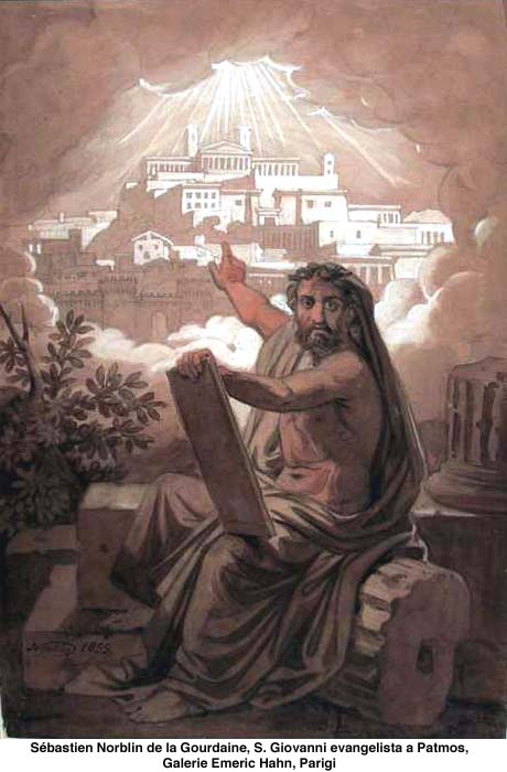 San Giovanni Evangelista a Patmos dans immagini sacre