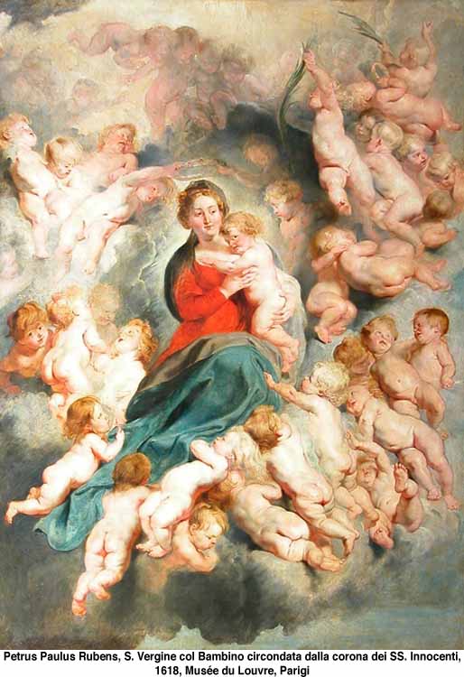 Rubens, Maria circondata dai Santi Innocenti dans immagini sacre