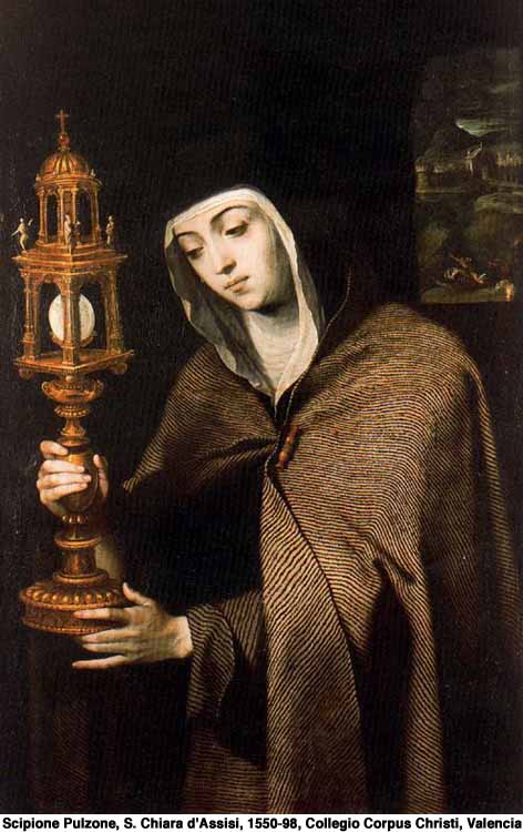 Santa Chiara d' Assisi dans images sacrée
