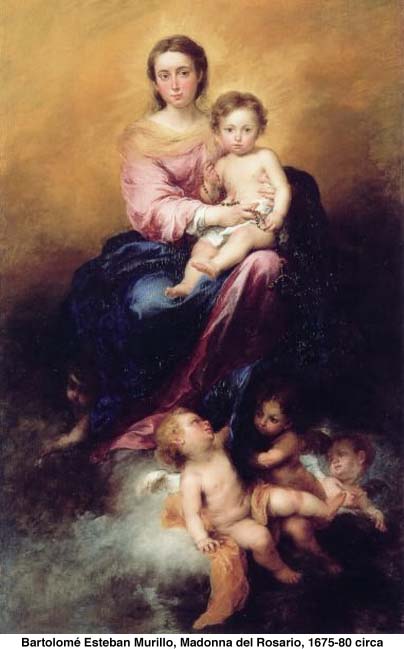 Madonna del Rosario dans images sacrée