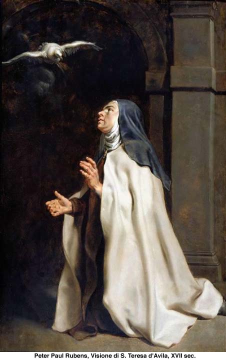 Sainte Thérèse D'Avila dans images sacrée