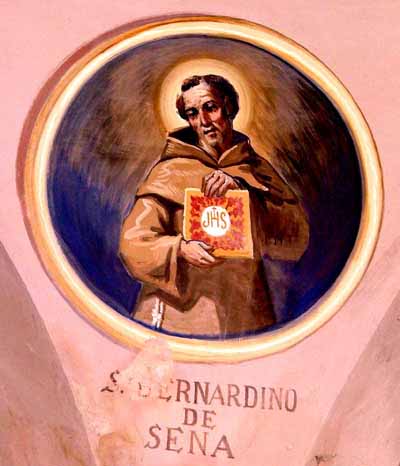 San Bernardino da Siena dans immagini sacre
