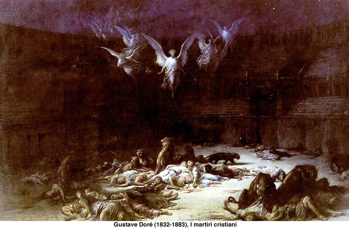 Gustave Doré: Les Martyrs chretiens dans images sacrée