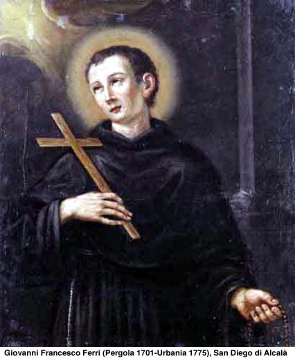 Giovanni Francesco Ferri (1701-75): San Diégo di Alcalá 
