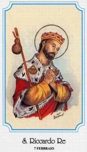 7 février : Saint Richard Roi des Anglais dans images sacrée