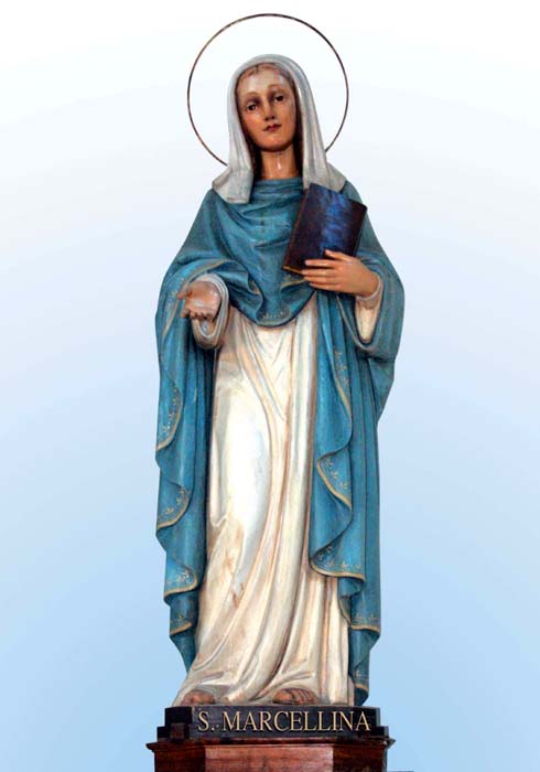 Sainte Marcellina , sœur de saint Ambroise dans images sacrée