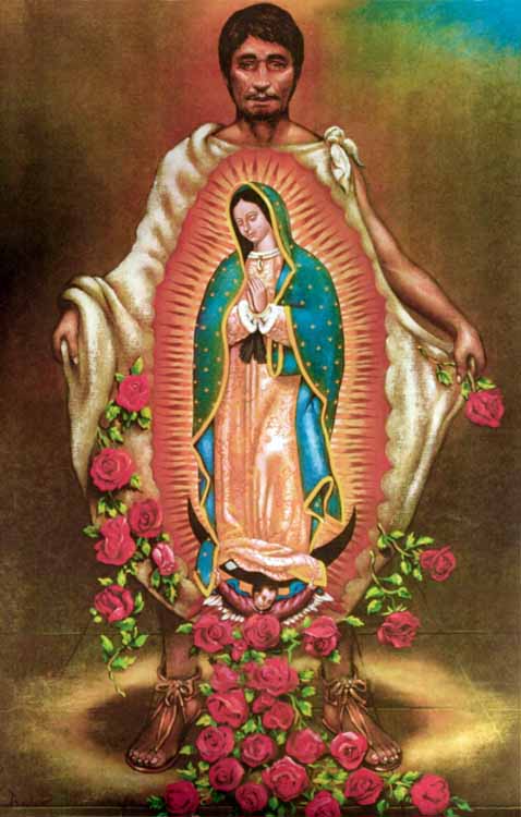 San Juan Diego e la Madonna di Guadalupe dans images sacrée