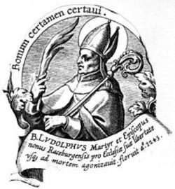 sveti Ludolf Racenburški - škof in mučenec